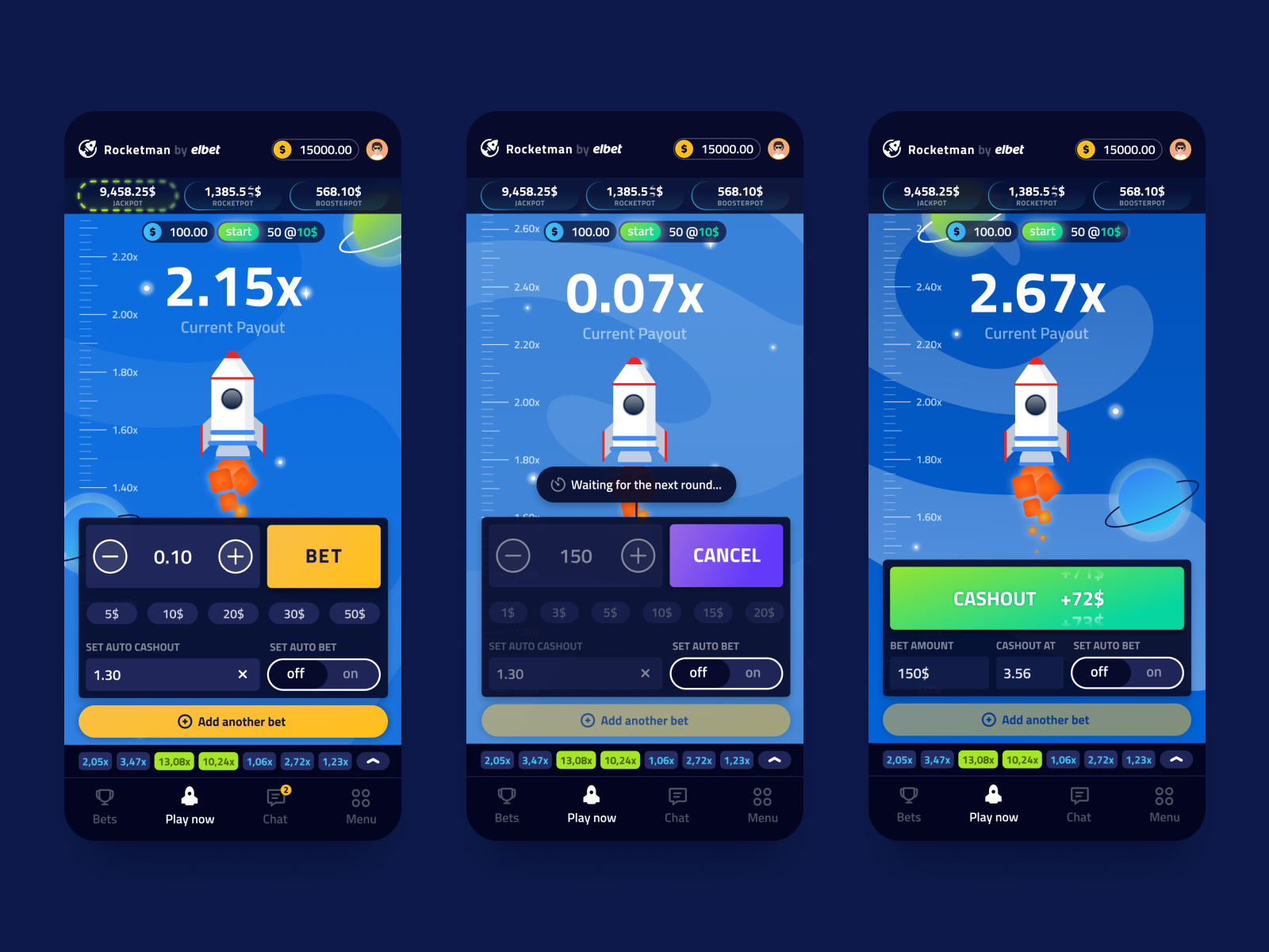 Rocketman Payouts